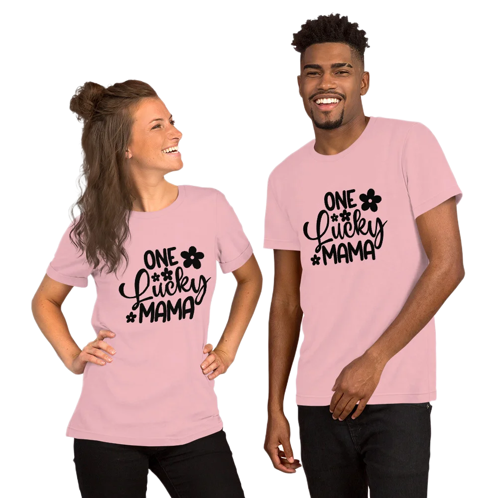 unisex lucky mama t shirts