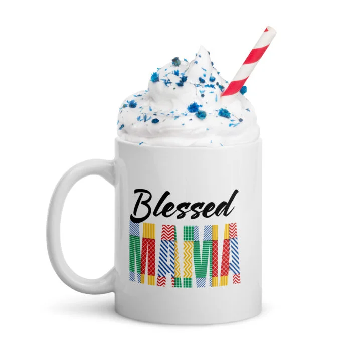 blessed mama mug